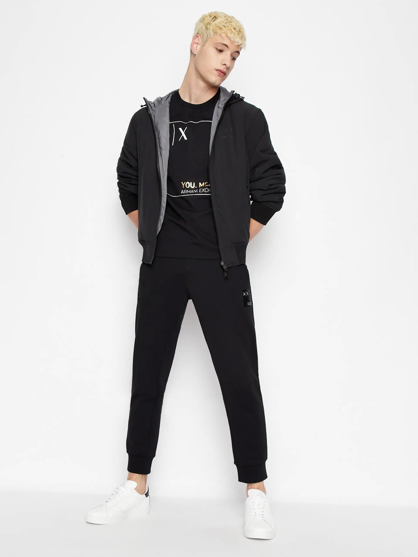 Футболка Armani Exchange YOU.ME.US. модель 6LZTAY-ZJFCZ-1200 Фото