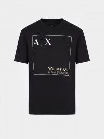 Футболка Armani Exchange YOU.ME.US. модель 6LZTAY-ZJFCZ-1200 Фото