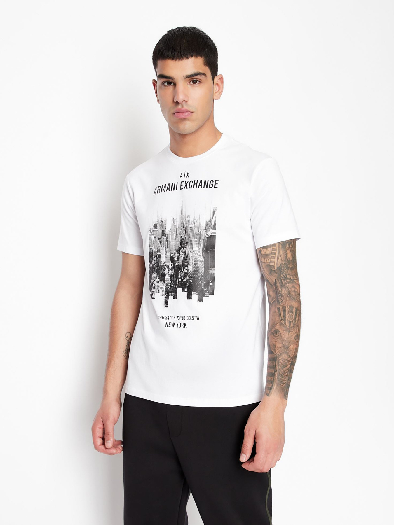 Футболка Armani Exchange модель 6LZTFG-ZJBVZ-1100 Фото