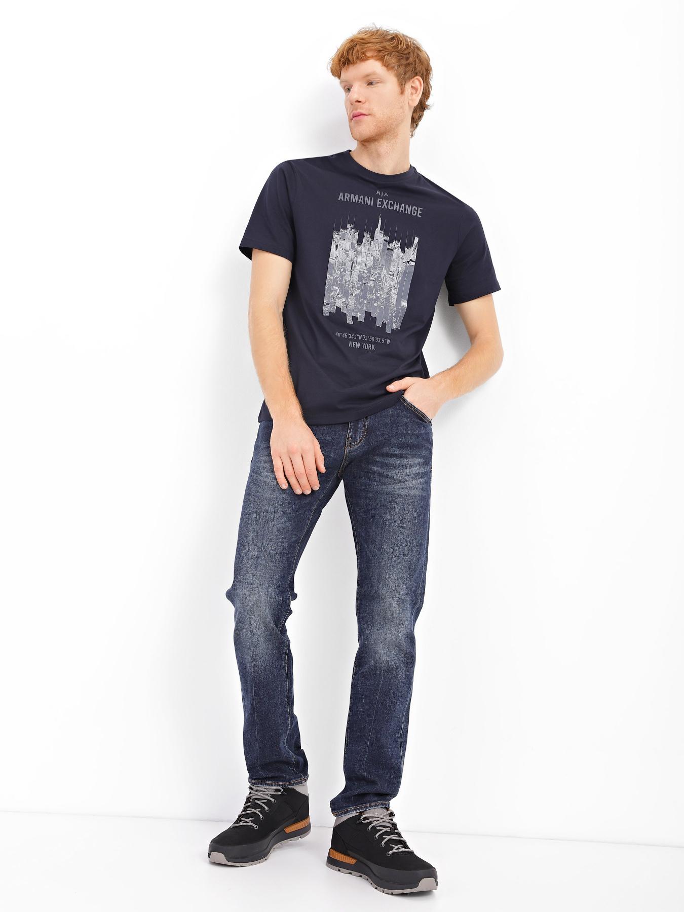 Футболка Armani Exchange модель 6LZTFG-ZJBVZ-1510 Фото