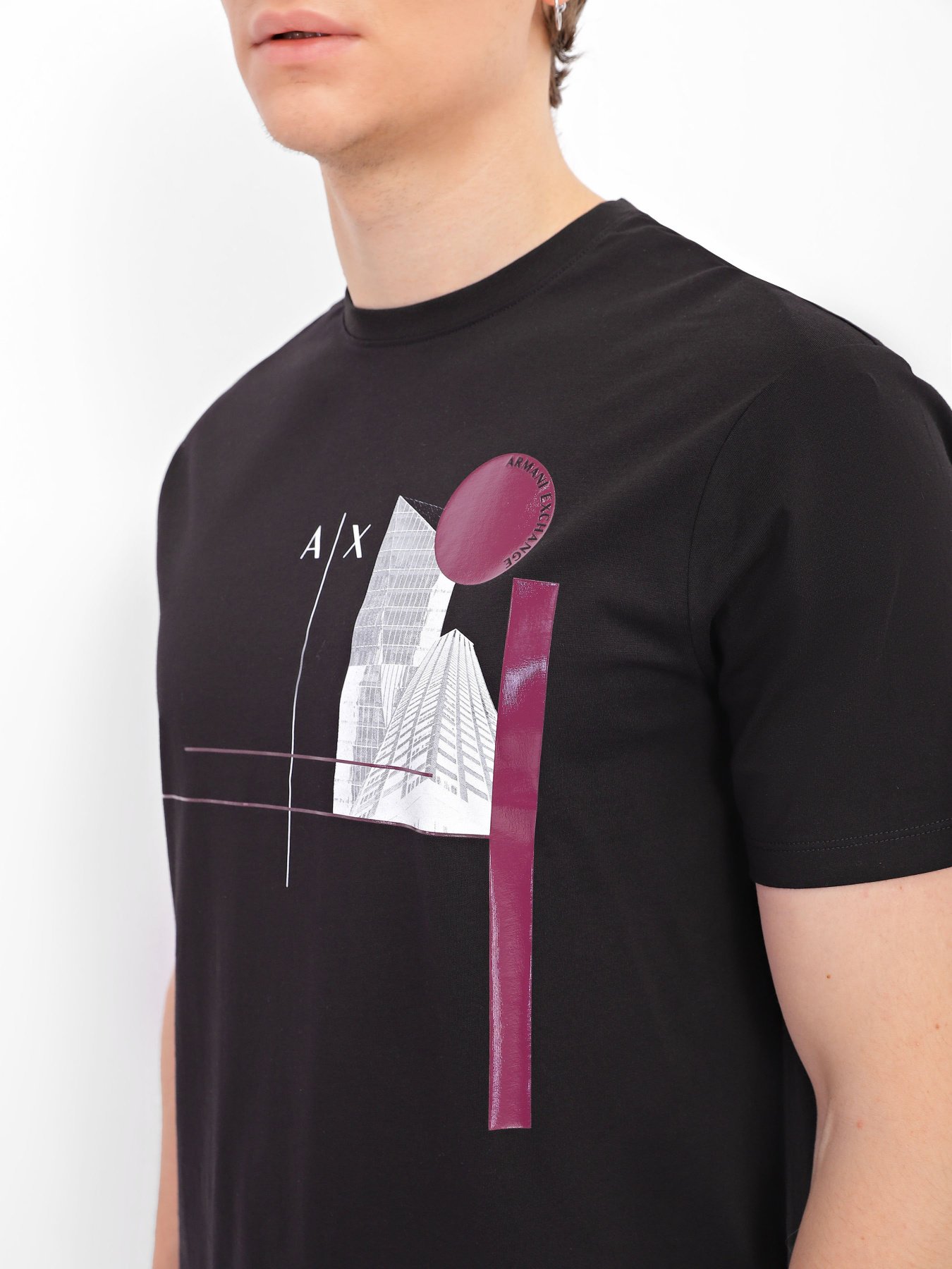 Футболка Armani Exchange модель 6LZTHJ-ZJBVZ-1200 Фото