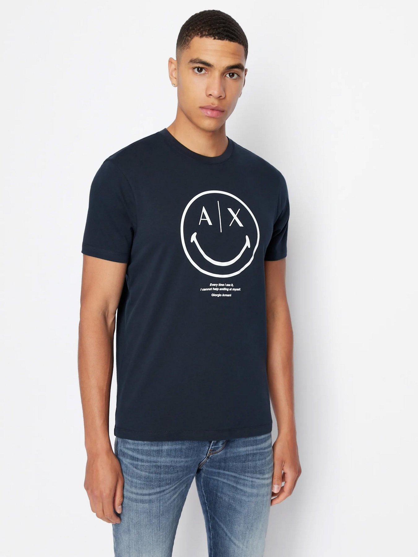 Футболка Armani Exchange Smile модель 6LZTJS-ZJ8EZ-1510 Фото