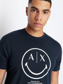 Футболка Armani Exchange Smile модель 6LZTJS-ZJ8EZ-1510 Фото