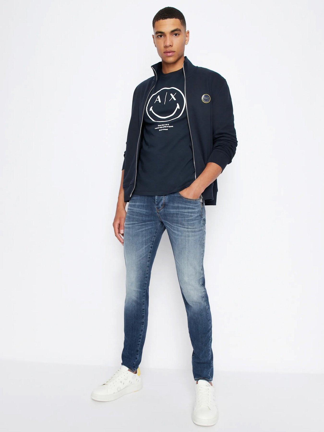 Футболка Armani Exchange Smile модель 6LZTJS-ZJ8EZ-1510 Футболка Armani Exchange Smile модель 6LZTJS-ZJ8EZ-1510 Фото