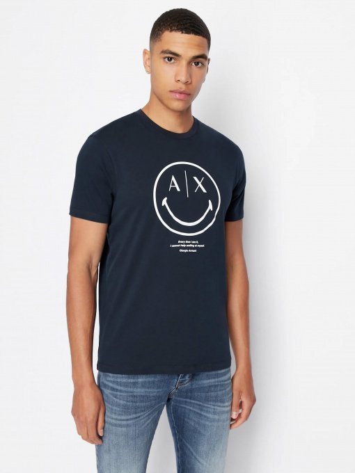 Футболка Armani Exchange Smile модель 6LZTJS-ZJ8EZ-1510 Фото