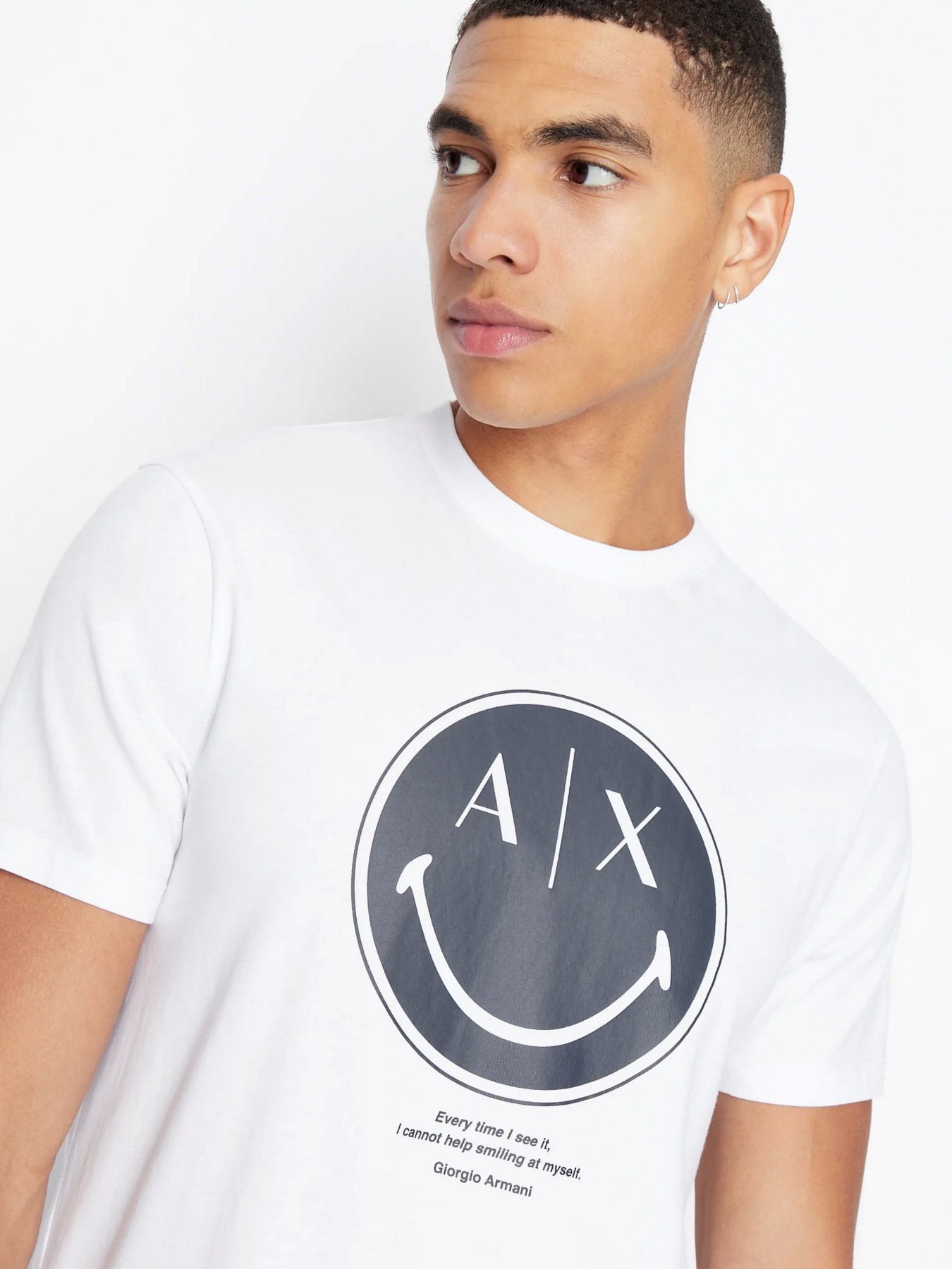 Футболка Armani Exchange Smile модель 6LZTJS-ZJ8EZ-51AD Фото