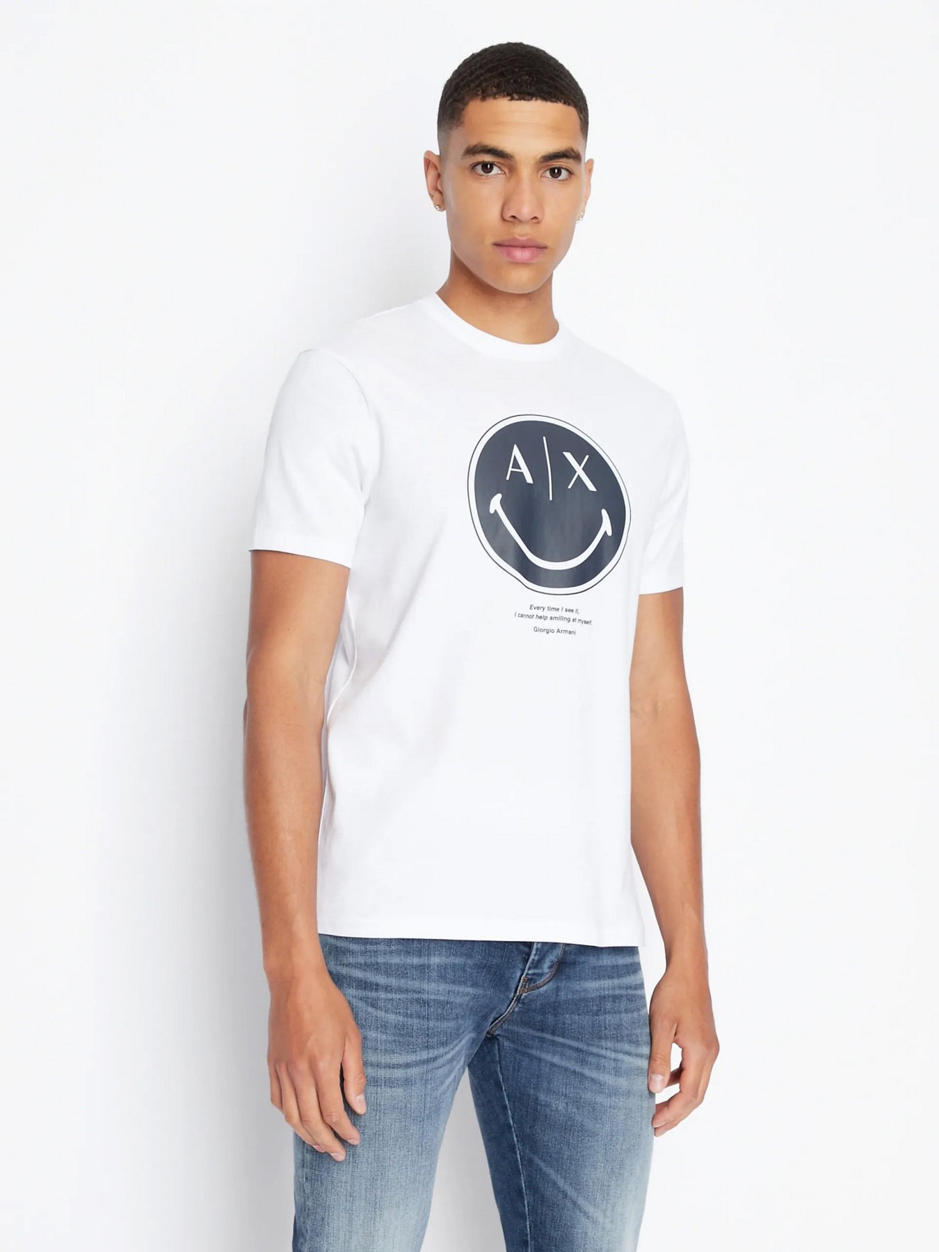 Футболка Armani Exchange Smile модель 6LZTJS-ZJ8EZ-51AD Фото