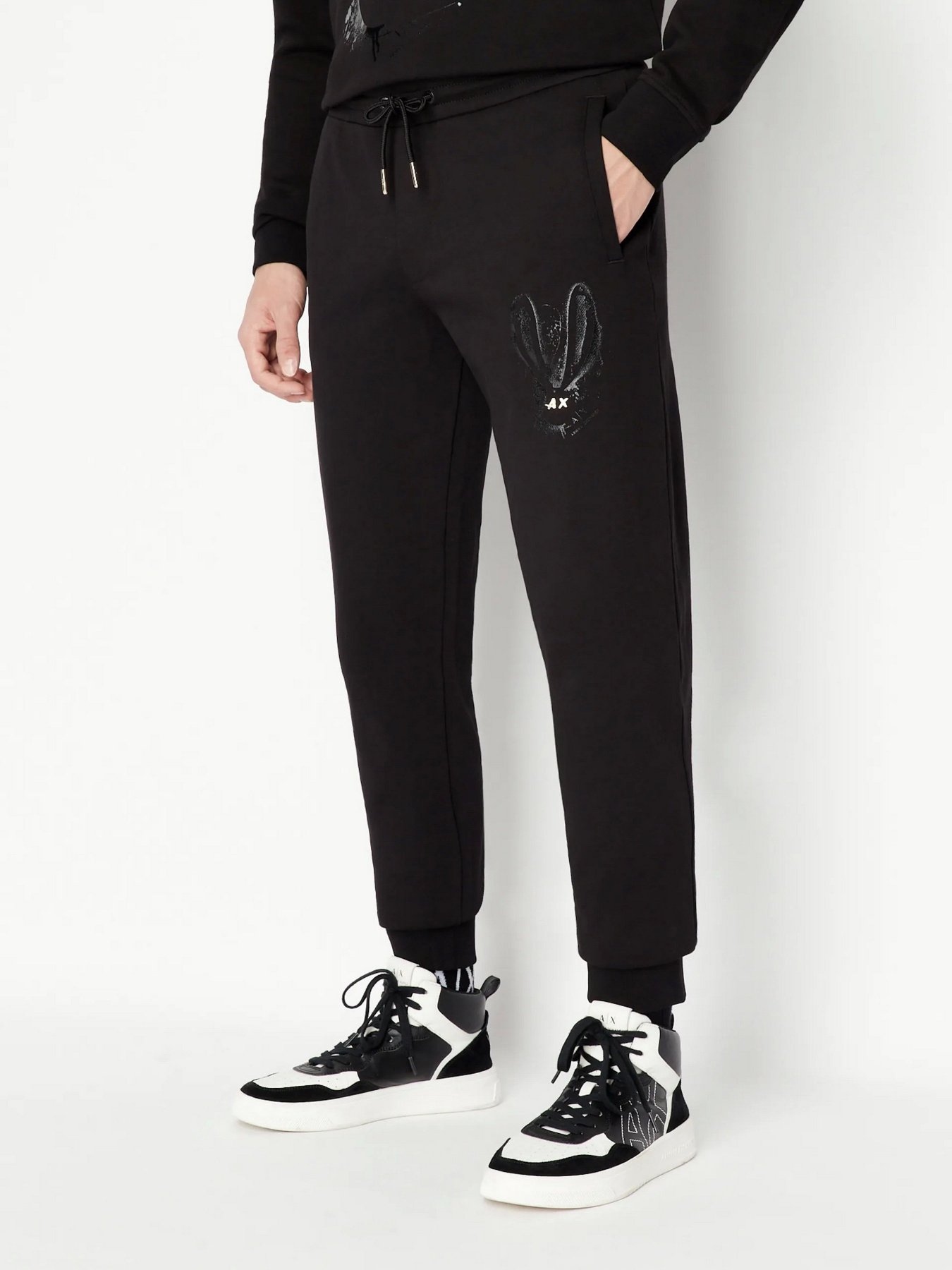 Штаны спортивные Armani Exchange Lunar New Year модель 3RZPEB-ZJ1ZZ-1200 Фото