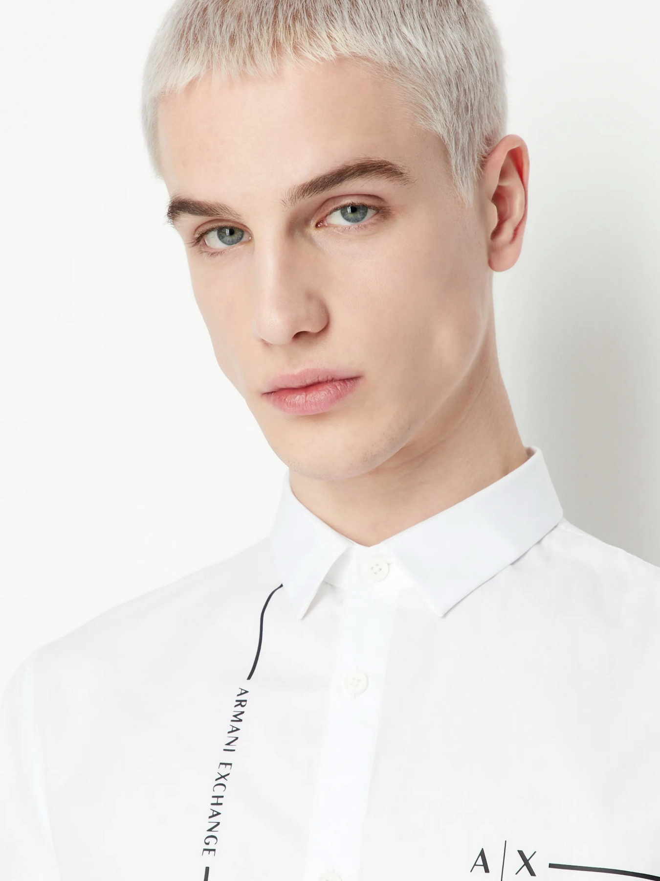Рубашка повседневная Armani Exchange модель 3RZC01-ZNXLZ-1100 Фото