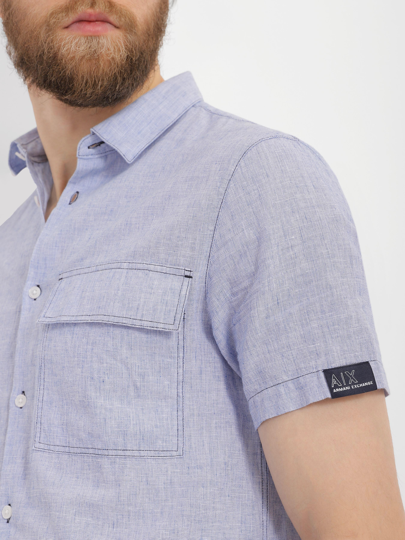 Сорочка повсякденна Armani Exchange модель 3RZC15-ZN1NZ-01EG Фото