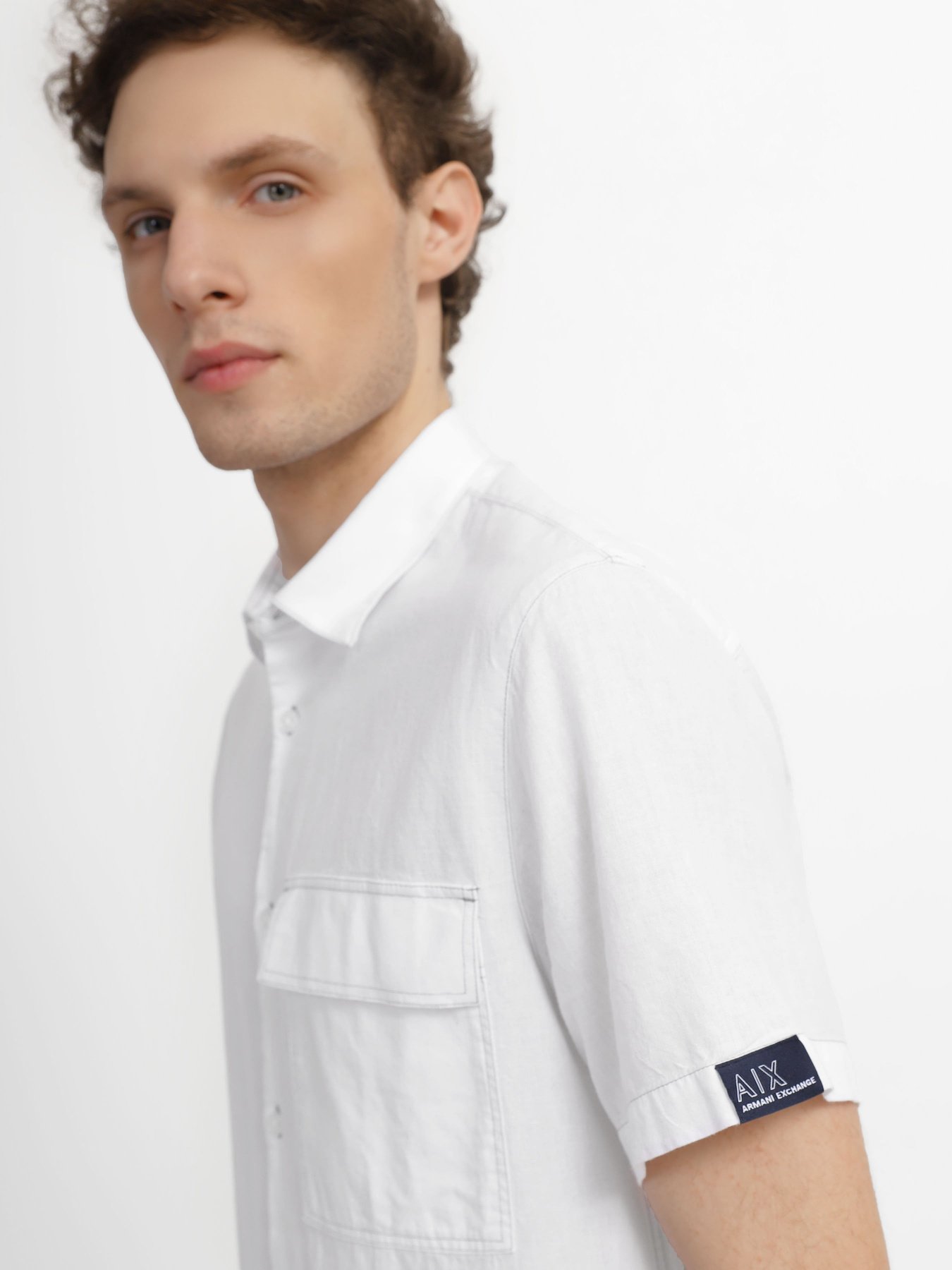 Рубашка повседневная Armani Exchange модель 3RZC15-ZN1NZ-81AZ Фото