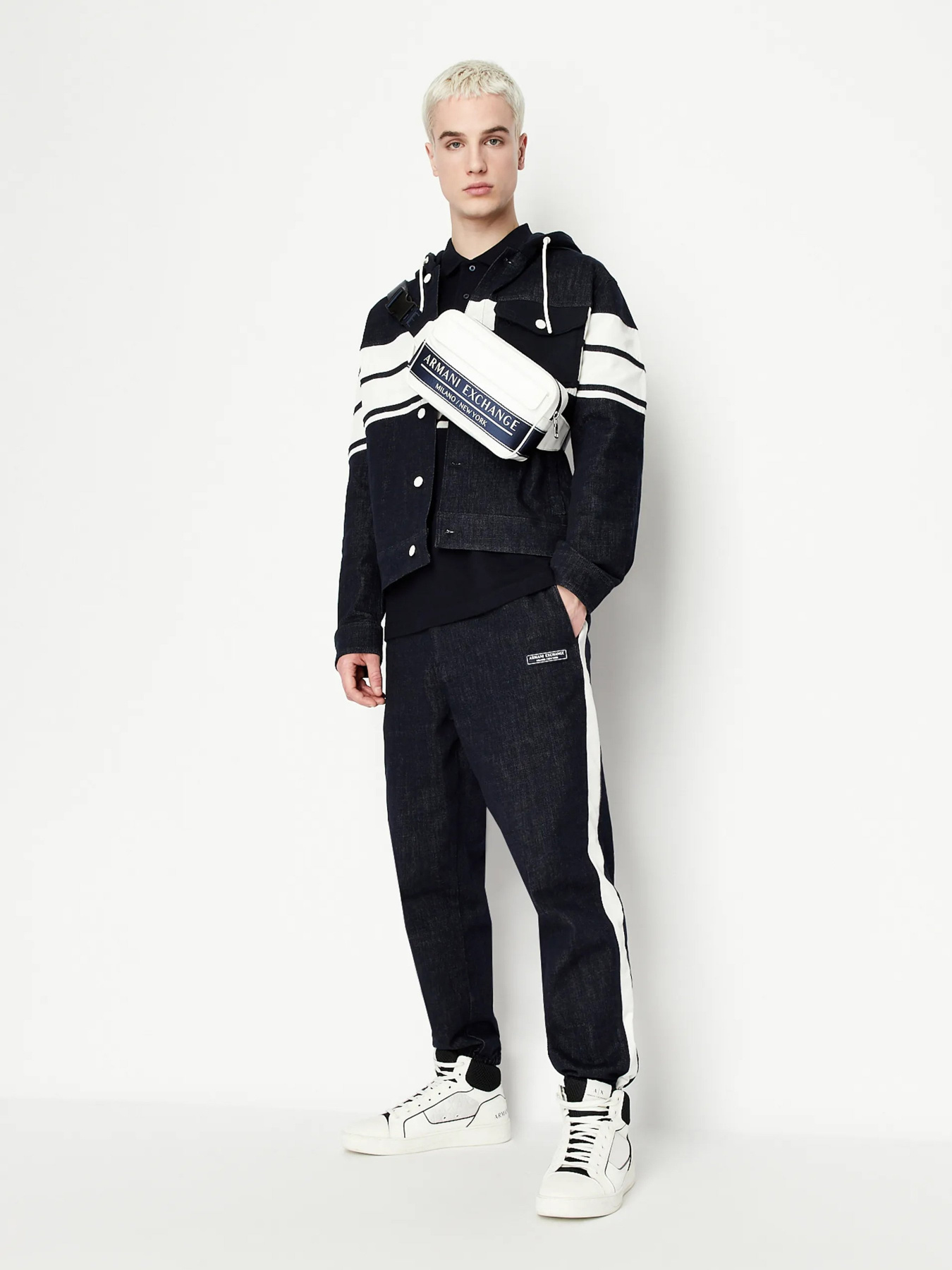 Поло Armani Exchange модель 3RZFGG-ZJM5Z-85CR Фото