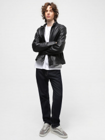 Куртка кожаная Armani Exchange модель D49R72-D9P72-999 Фото