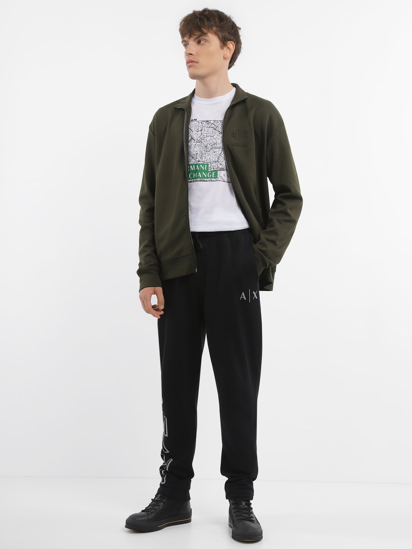 Штаны спортивные Armani Exchange модель 6RZPBA-ZJBWZ-1200 Фото