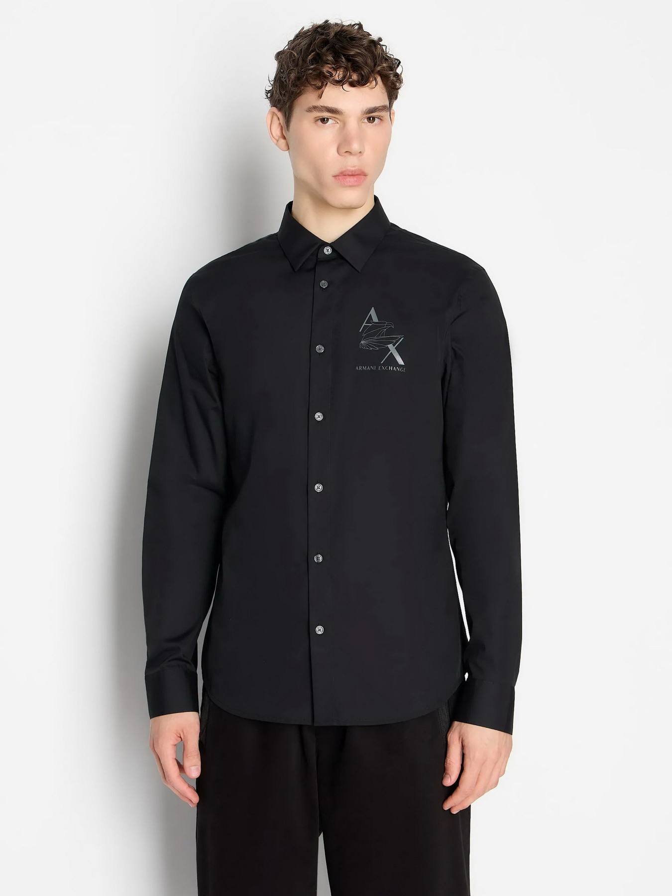 Сорочка повсякденна Armani Exchange модель 6RZC06-ZNXLZ-1200 Фото