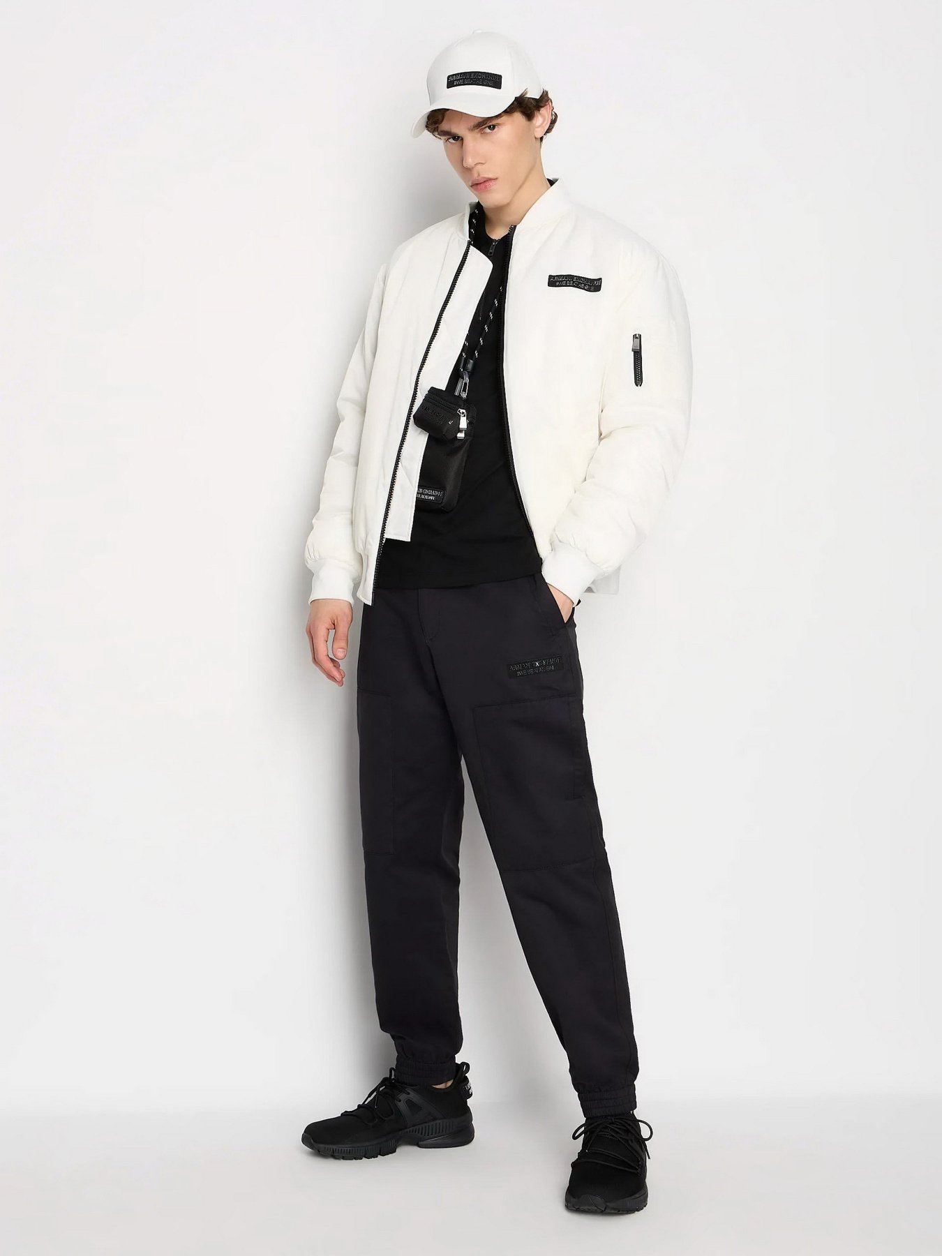 Поло Armani Exchange We beats as one модель 6RZFHF-ZJYCZ-1200 Фото