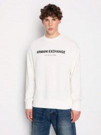 Білий - Світшот Armani Exchange We beats as one