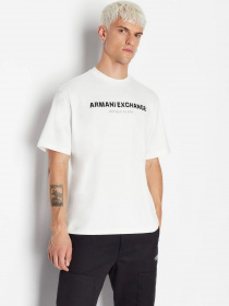 Футболка Armani Exchange We beats as one модель 6RZMHM-ZJDHZ-1116 Фото