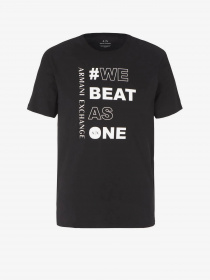 Футболка Armani Exchange We beats as one модель 6RZTHD-ZJ8EZ-1200 Фото