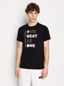 Футболка Armani Exchange We beats as one модель 6RZTHD-ZJ8EZ-1200 Фото