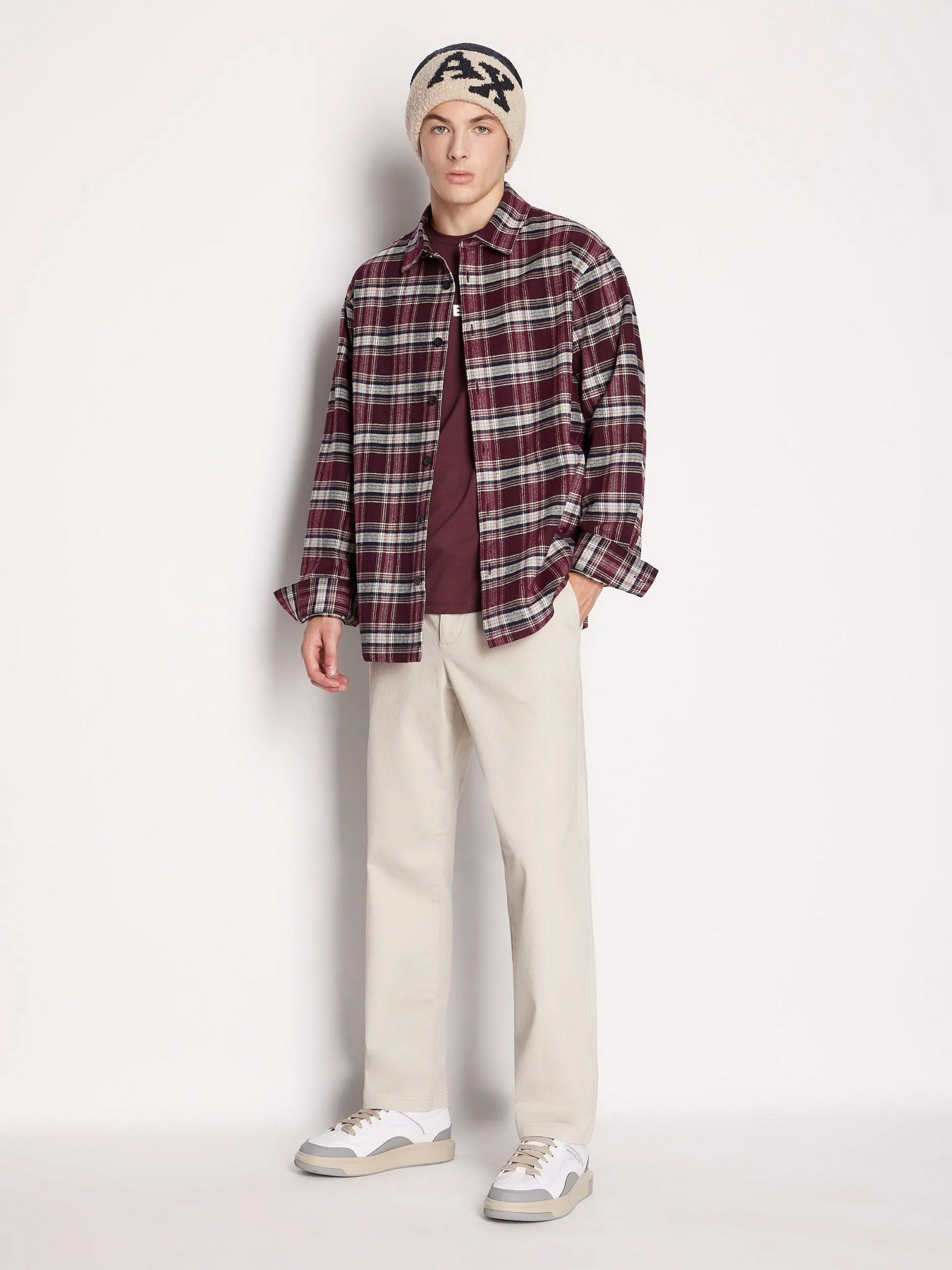 Сорочка повсякденна Armani Exchange Campus модель 6RZC26-ZNSVZ-54AC Фото