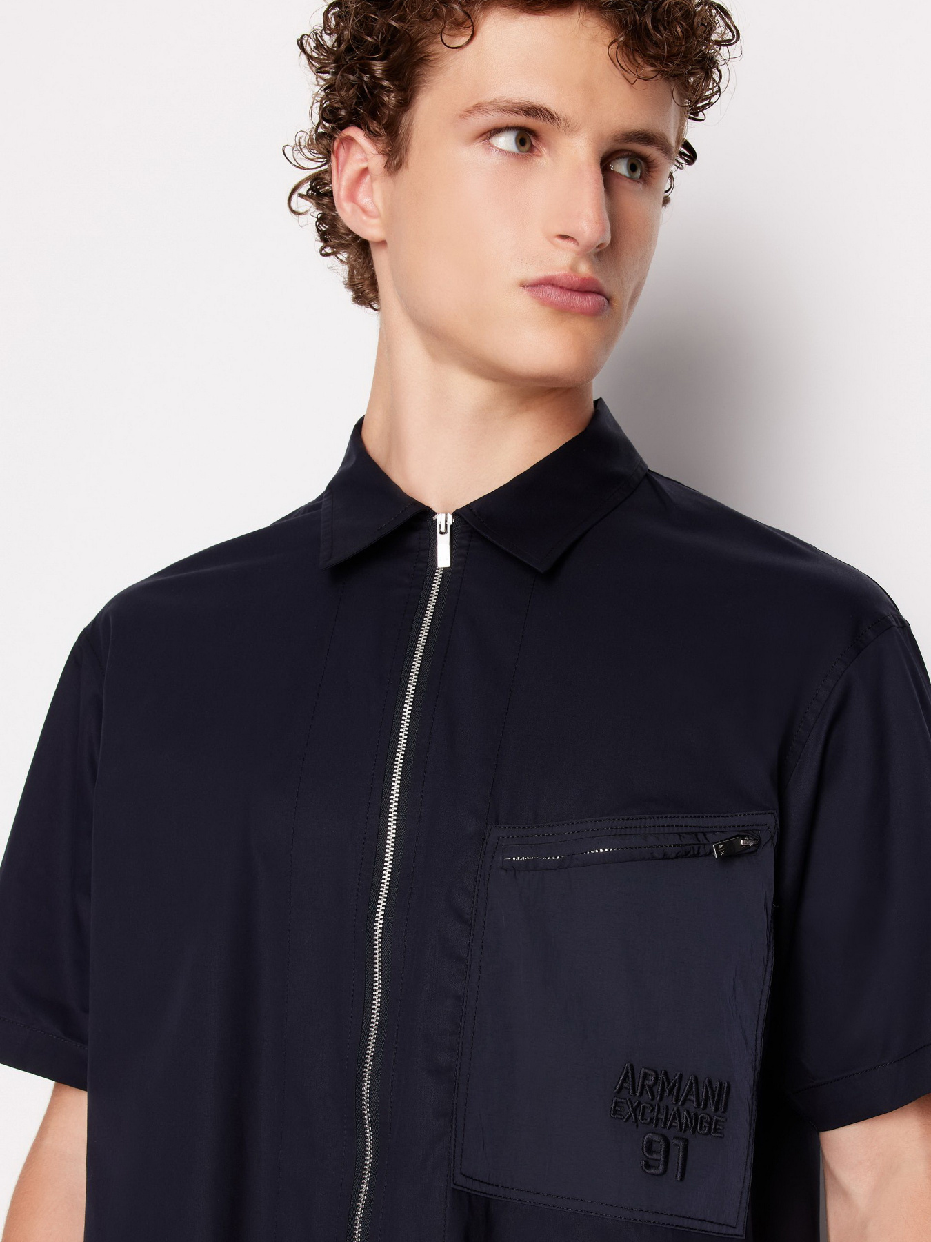 Рубашка повседневная Armani Exchange модель 3DZCL1-ZN3CZ-1583 Рубашка повседневная Armani Exchange модель 3DZCL1-ZN3CZ-1583 Фото