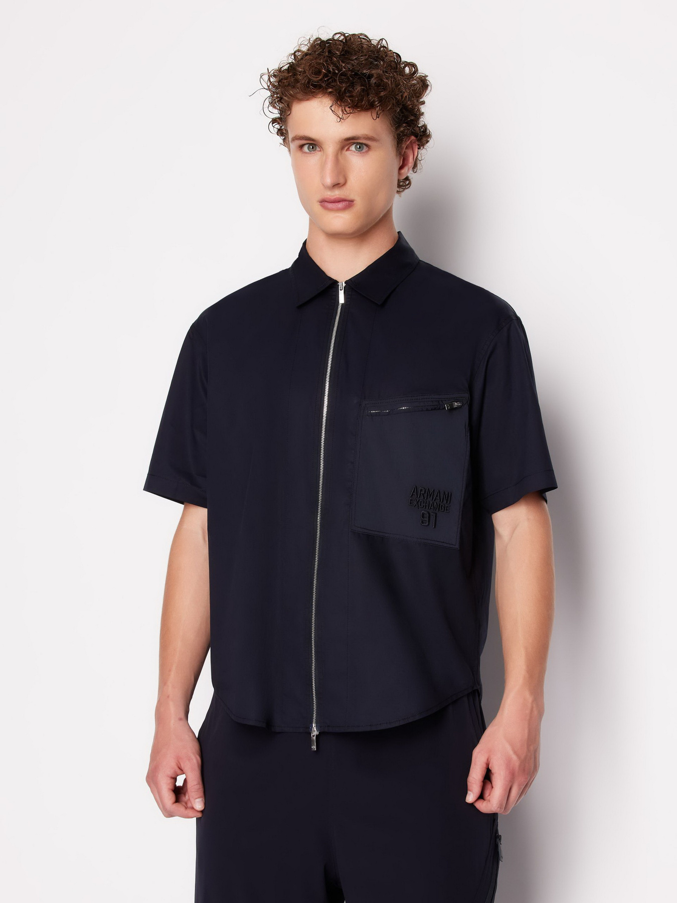 Рубашка повседневная Armani Exchange модель 3DZCL1-ZN3CZ-1583 Рубашка повседневная Armani Exchange модель 3DZCL1-ZN3CZ-1583 Фото