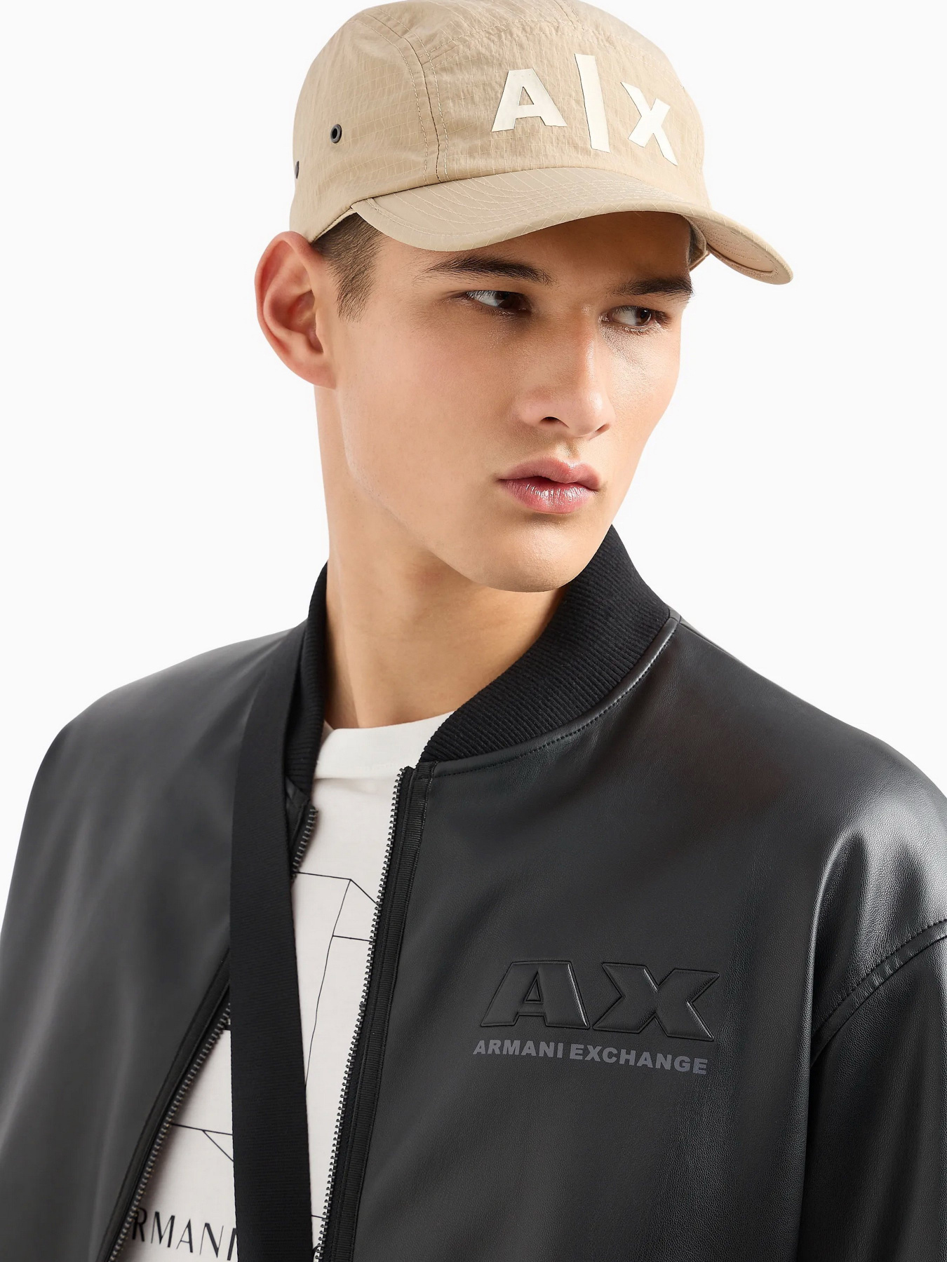 Куртка кожаная Armani Exchange модель 3DZB05-ZE1CZ-1200 Фото