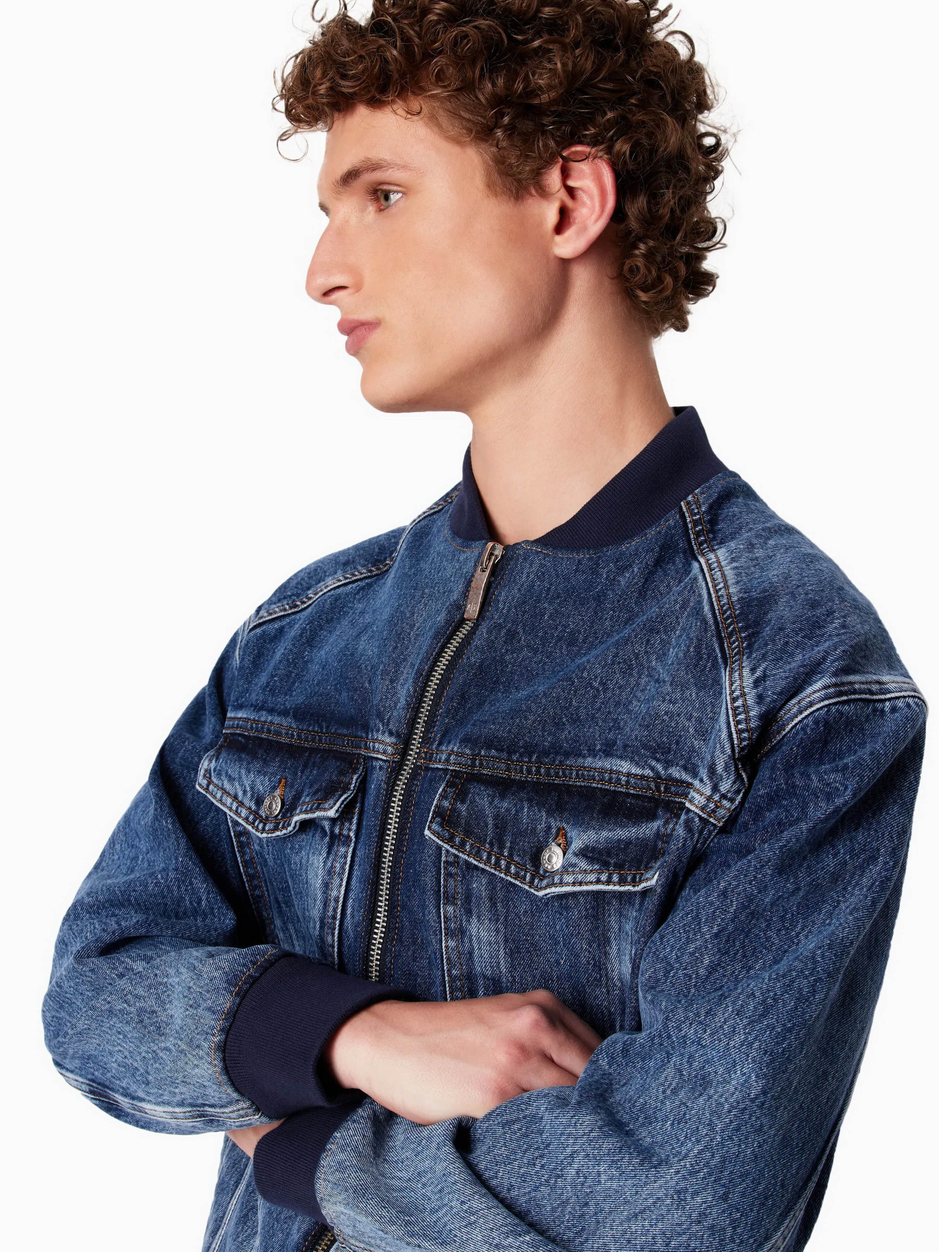 Джинсова куртка Armani Exchange Milano Edition модель 3DZBG1-Z1Y4Z-1500 Фото