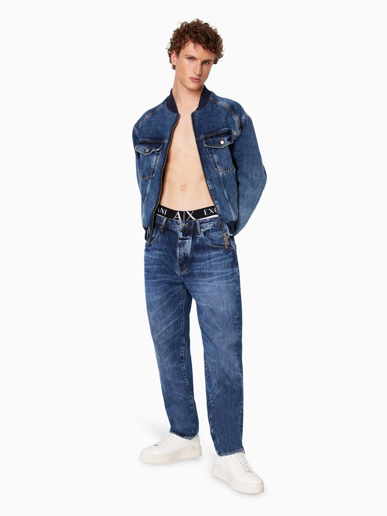 Джинсова куртка Armani Exchange Milano Edition модель 3DZBG1-Z1Y4Z-1500 Фото