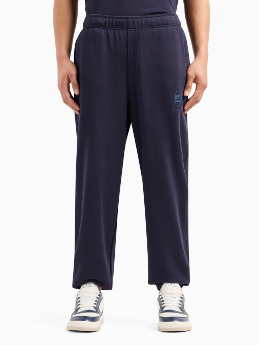 Штаны спортивные Armani Exchange Allover Logo модель 3DZPHK-ZJXRZ-15CX Фото