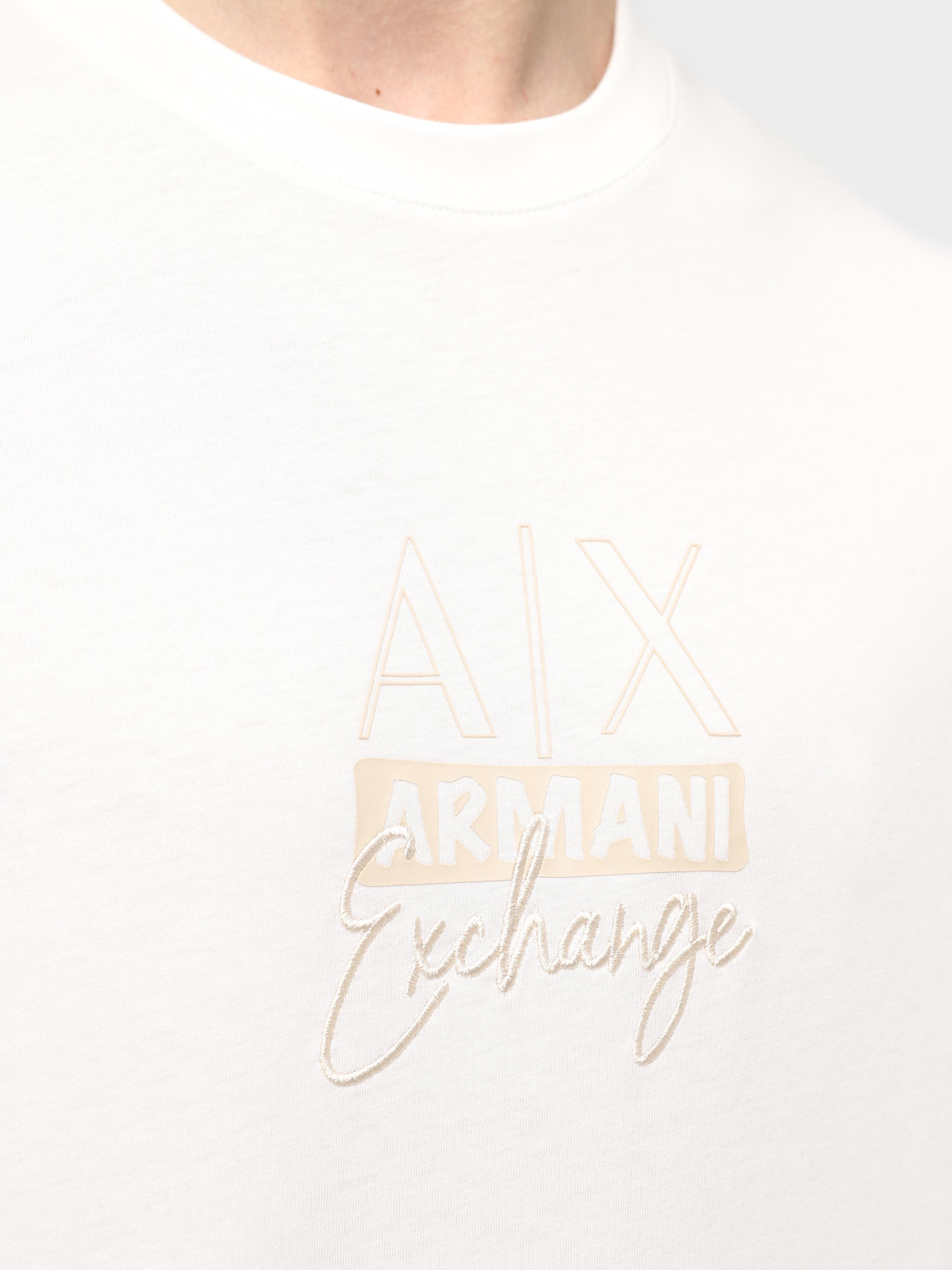 Футболка Armani Exchange Allover Logo модель 3DZTHN-ZJ8EZ-1116 Фото