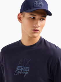 Футболка Armani Exchange Allover Logo модель 3DZTHN-ZJ8EZ-15CX Фото