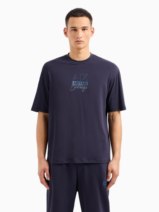 Футболка Armani Exchange Allover Logo модель 3DZTHN-ZJ8EZ-15CX Фото