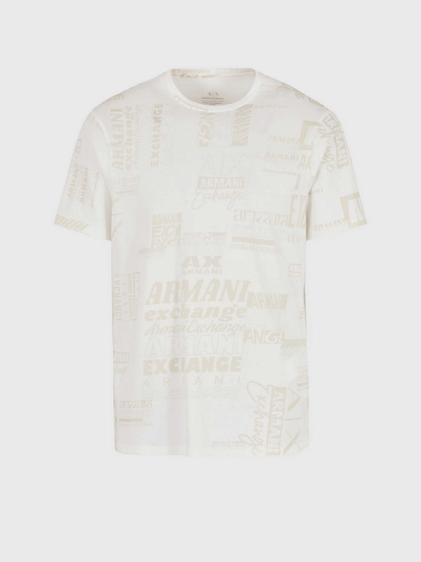 Футболка Armani Exchange Allover Logo модель 3DZTHW-ZJ8EZ-71AU Фото
