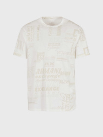 Футболка Armani Exchange Allover Logo модель 3DZTHW-ZJ8EZ-71AU Фото