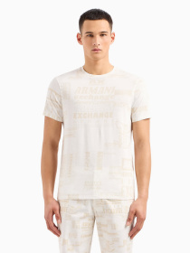 Футболка Armani Exchange Allover Logo модель 3DZTHW-ZJ8EZ-71AU Фото