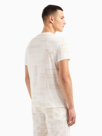 Футболка Armani Exchange Allover Logo модель 3DZTHW-ZJ8EZ-71AU Фото