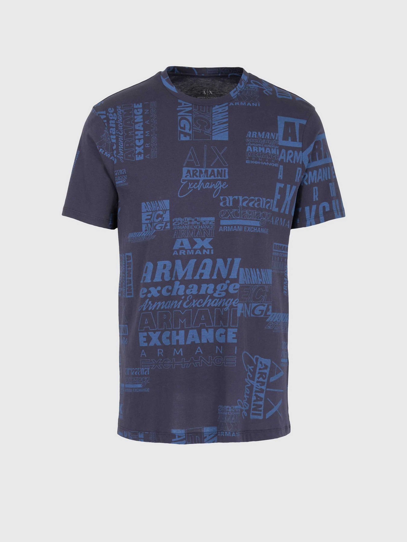 Футболка Armani Exchange Allover Logo модель 3DZTHW-ZJ8EZ-75AG Фото