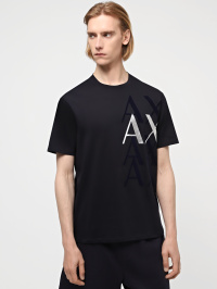 Темно-синій - Футболка Armani Exchange