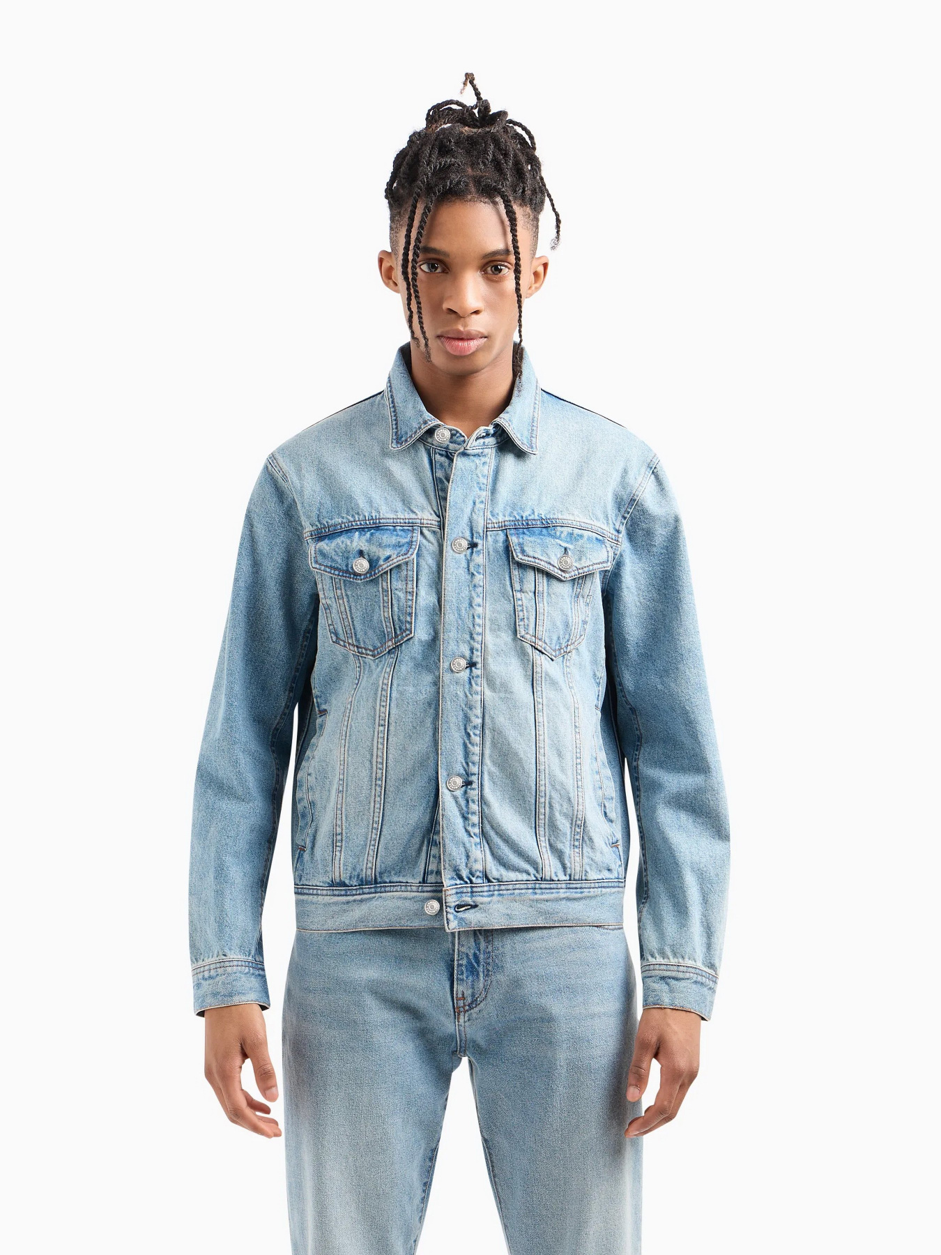 Джинсова куртка Armani Exchange модель 8NZBP4-Z2P1Z-1500 Фото