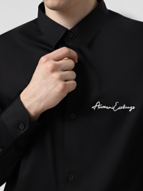 Рубашка повседневная Armani Exchange Essential модель 8NZC99-ZN10Z-1200 Рубашка повседневная Armani Exchange Essential модель 8NZC99-ZN10Z-1200 Фото