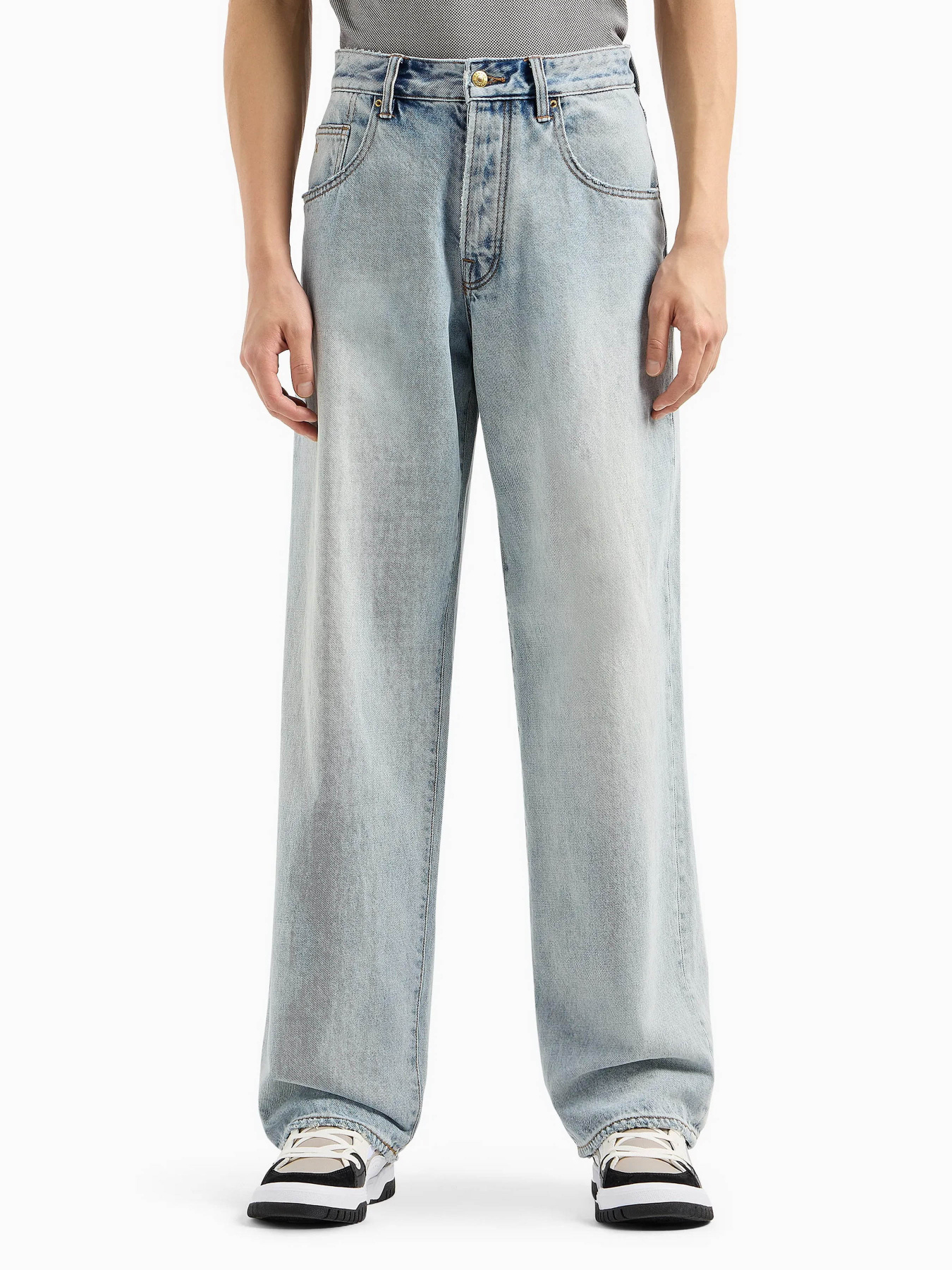 Широкие джинсы Armani Exchange модель 6DZJ83-Z1ZSZ-25EU Фото