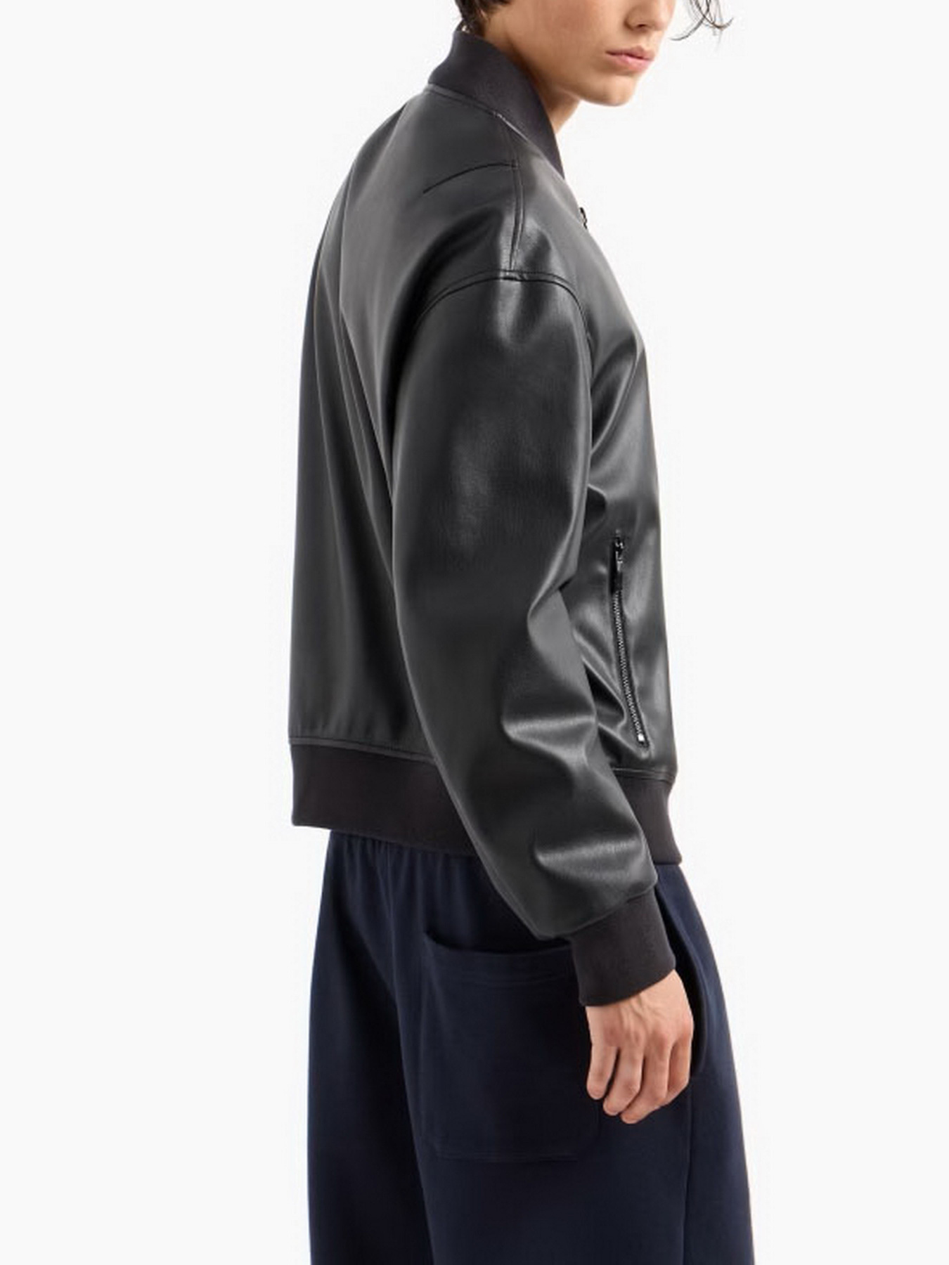 Куртка кожаная Armani Exchange модель 6DZB23-ZE1CZ-1200 Фото