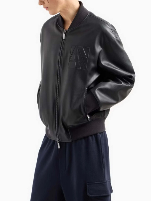 Куртка кожаная Armani Exchange модель 6DZB23-ZE1CZ-1200 Фото