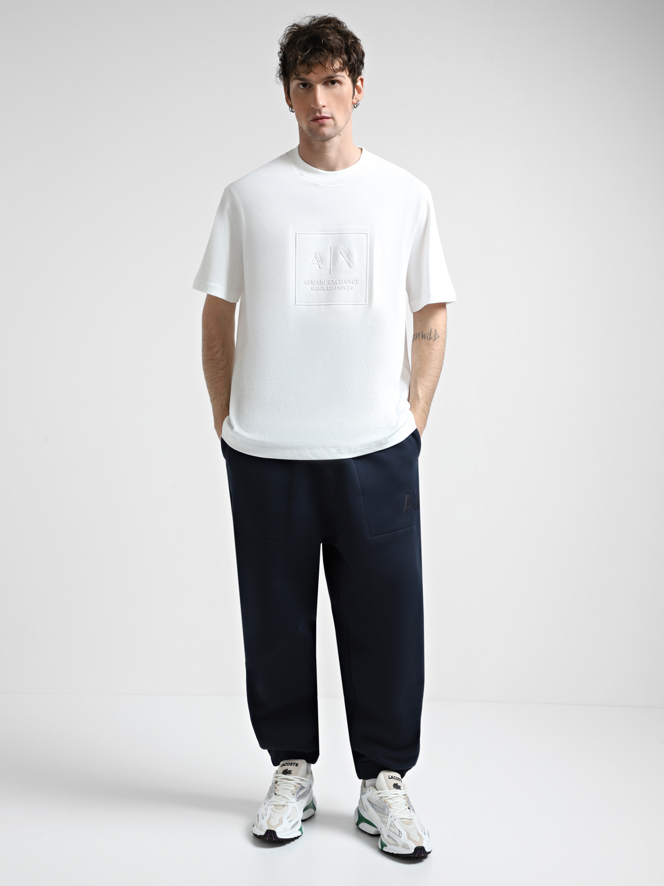 Футболка Armani Exchange Black Edition модель XM000089-AF10361-U0009 Фото