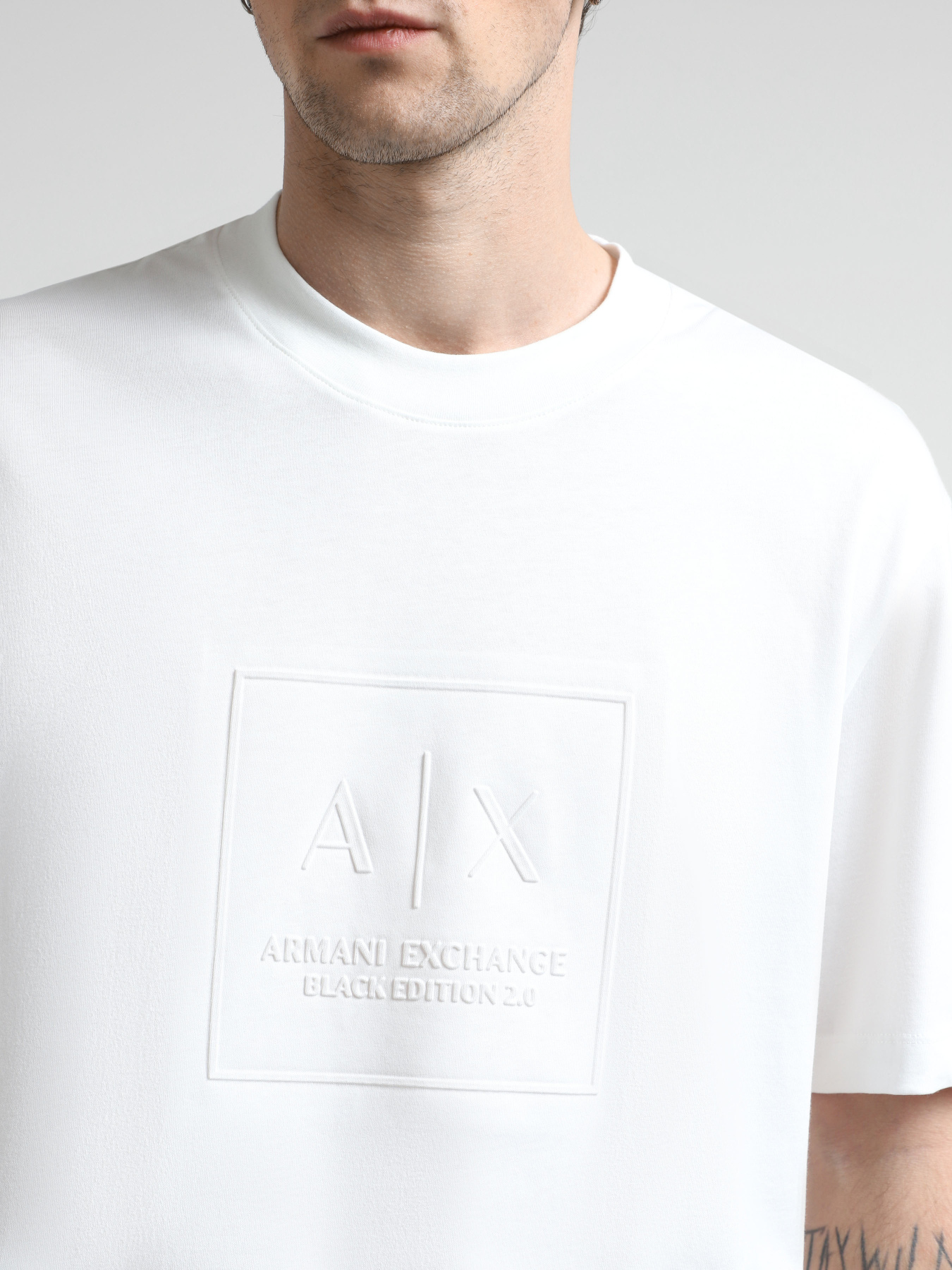 Футболка Armani Exchange Black Edition модель XM000089-AF10361-U0009 Фото