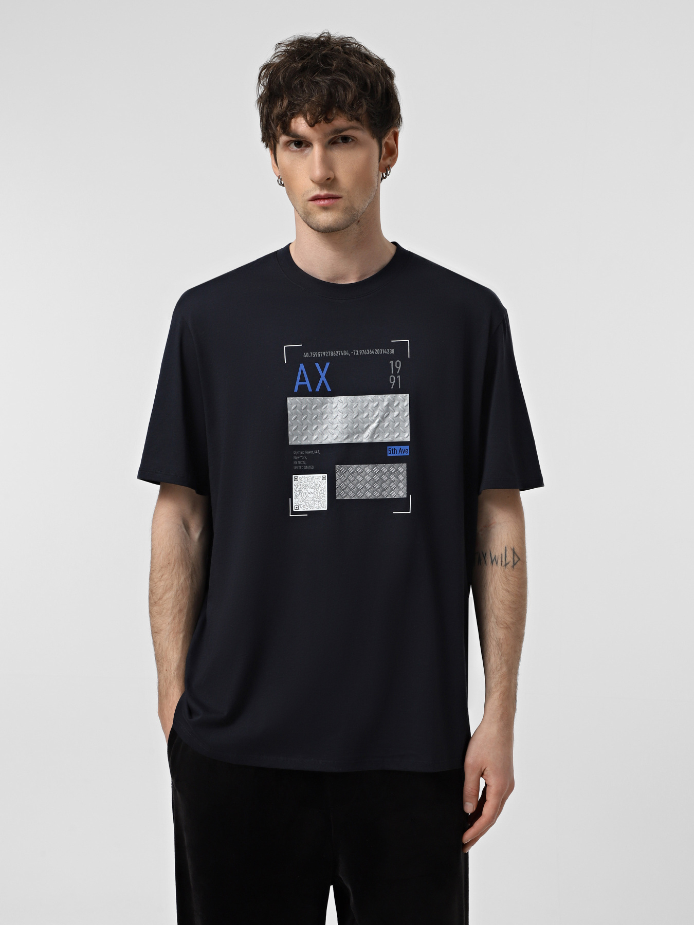 Футболка Armani Exchange модель 6DZTJS-ZJA5Z-1510 Фото