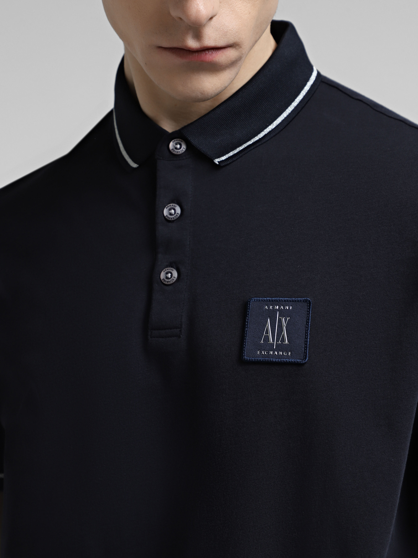 Поло Armani Exchange Icon Project модель 8NZFPQ-ZJH4Z-1510 Фото