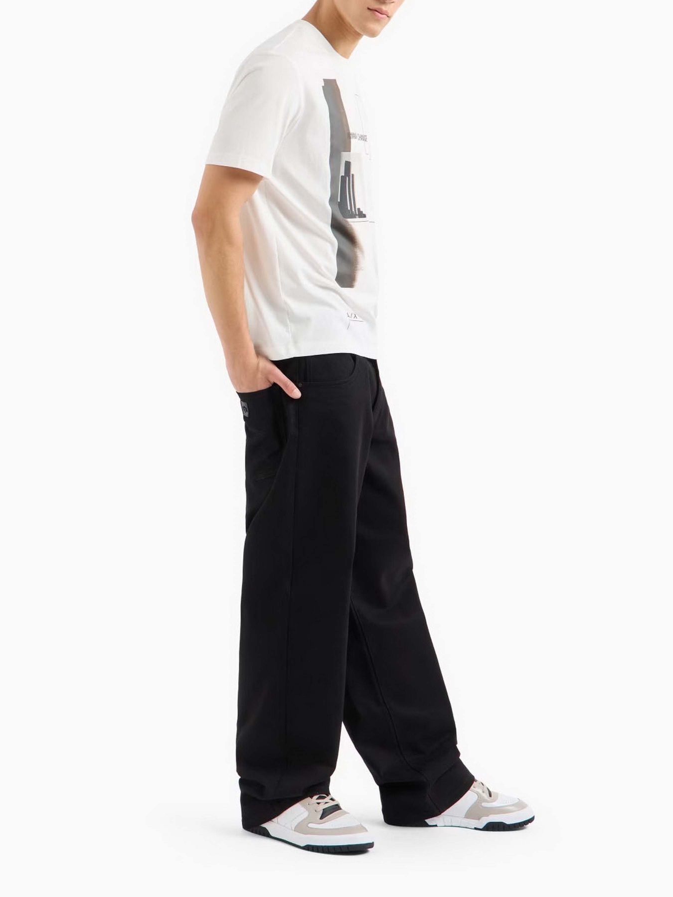 Широкие джинсы Armani Exchange модель XM000076-AF10314-UC001 Фото